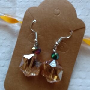 Chic Multicolor Crystal Drop Earrings